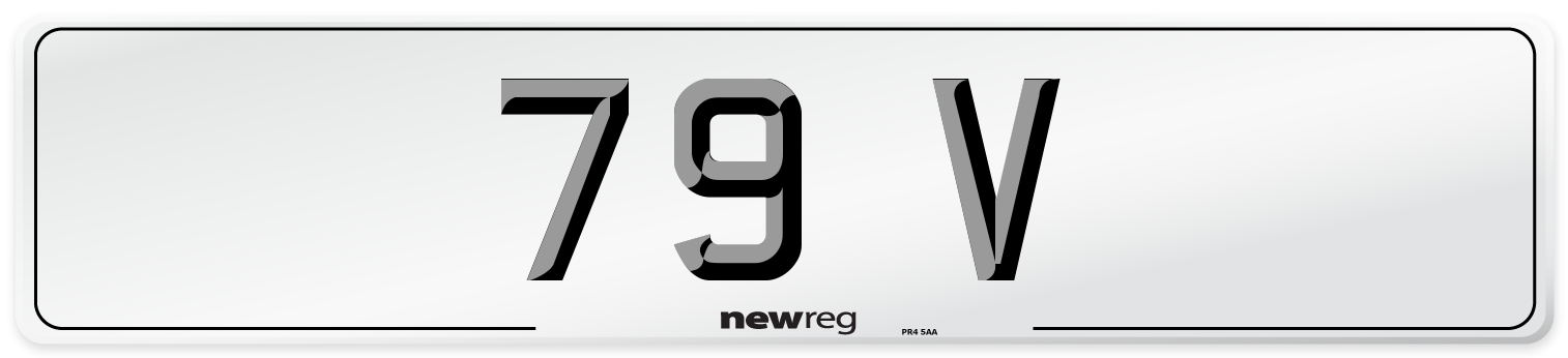 79 V Number Plate from New Reg
